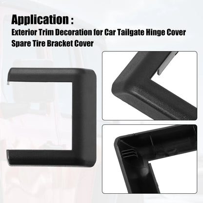 Rear Outer Lower Tailgate Tire Bracket Cover for Jeep Wrangler (2007-2018)