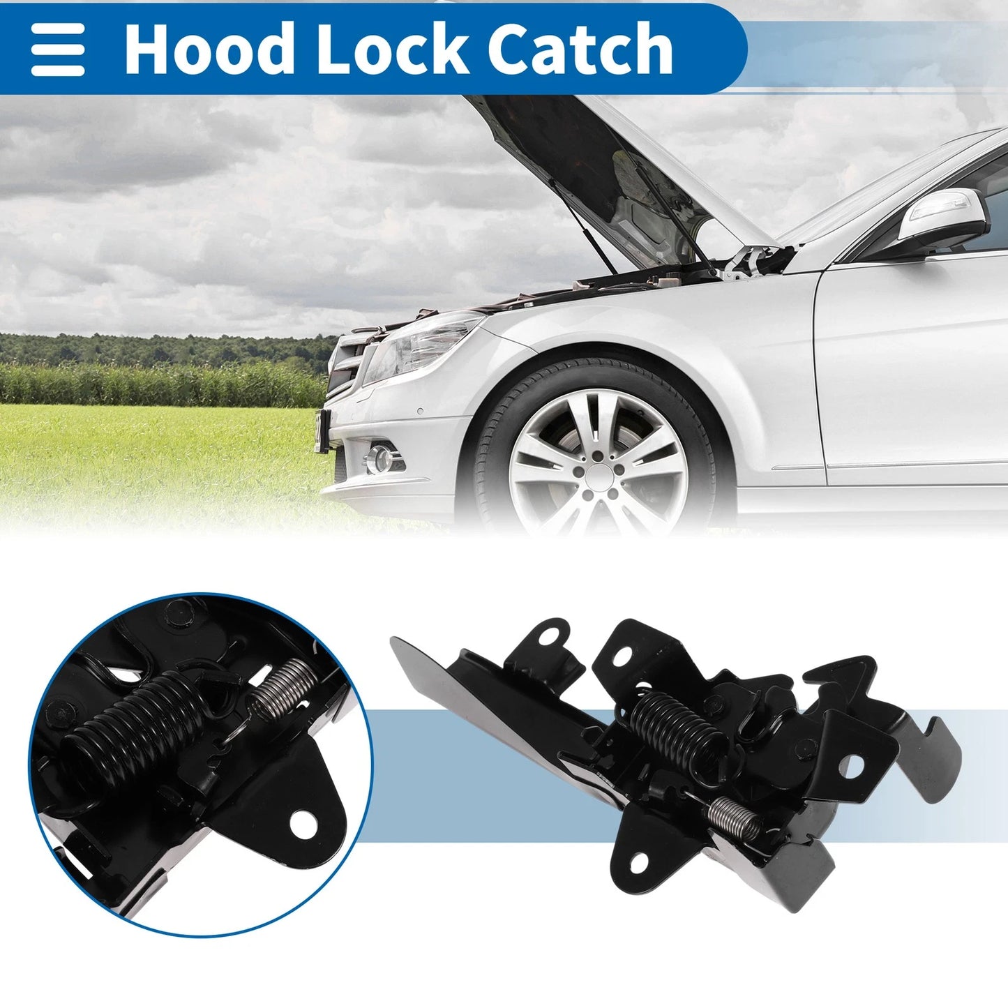 Hood Latch Assembly for Kia Spectra (2004-2009)
