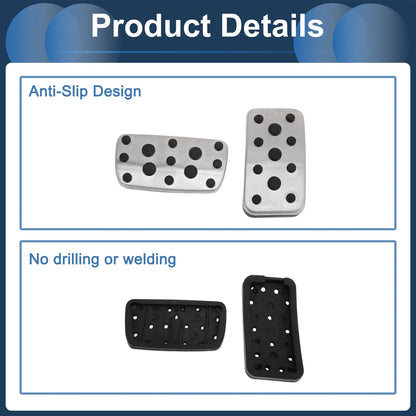 Automatic Footrest Pedals Cover Set for Subaru Legacy (2015-2019)