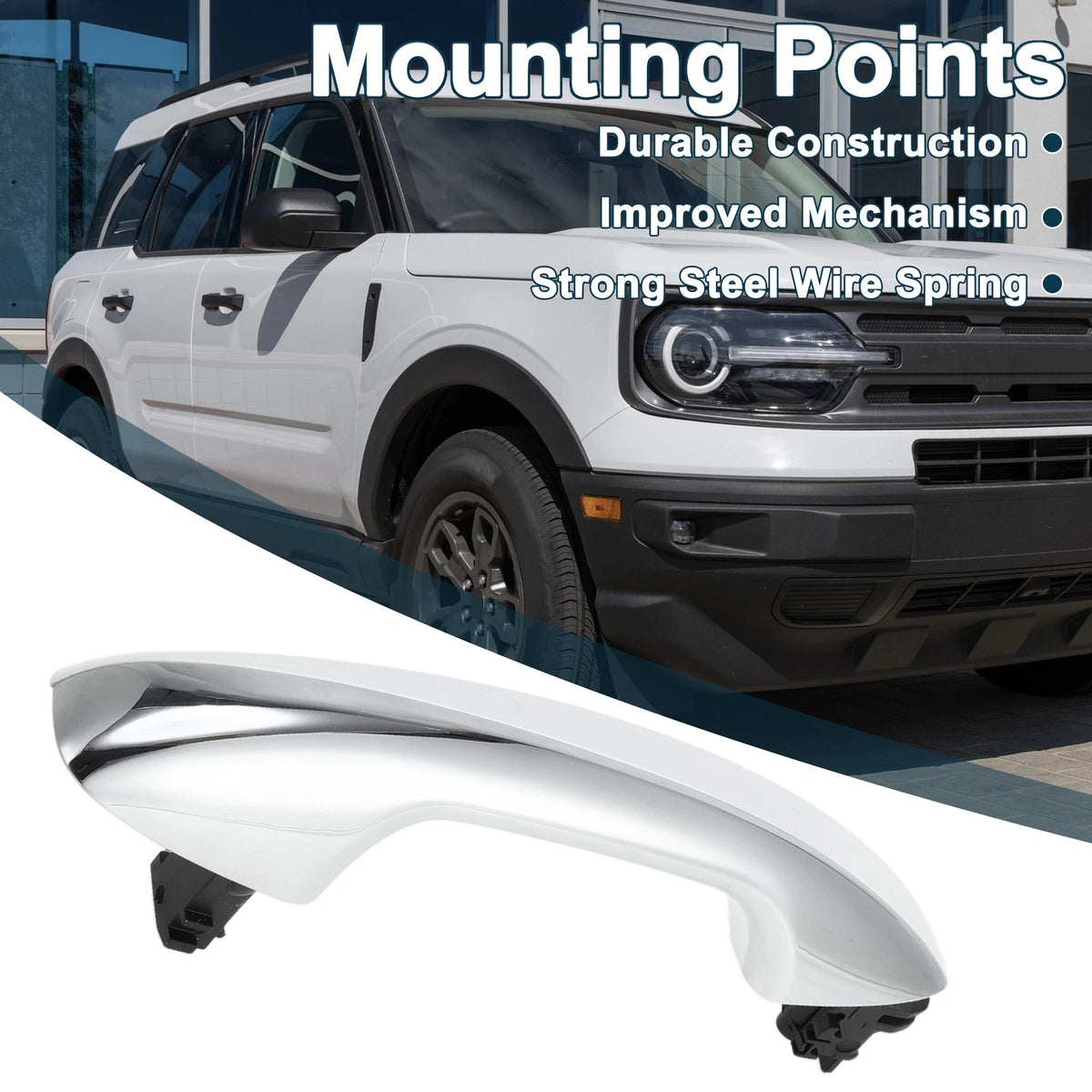 Exterior Door Handle for Mercedes-Benz W205 (2015-2023) Black White