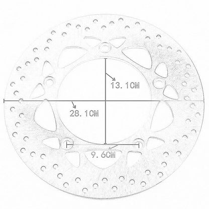 Rear Brake Disc for Yamaha T-MAX 530 2012-2017 ()