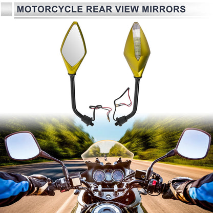 2 x Rear View Mirrors for Motorcycle