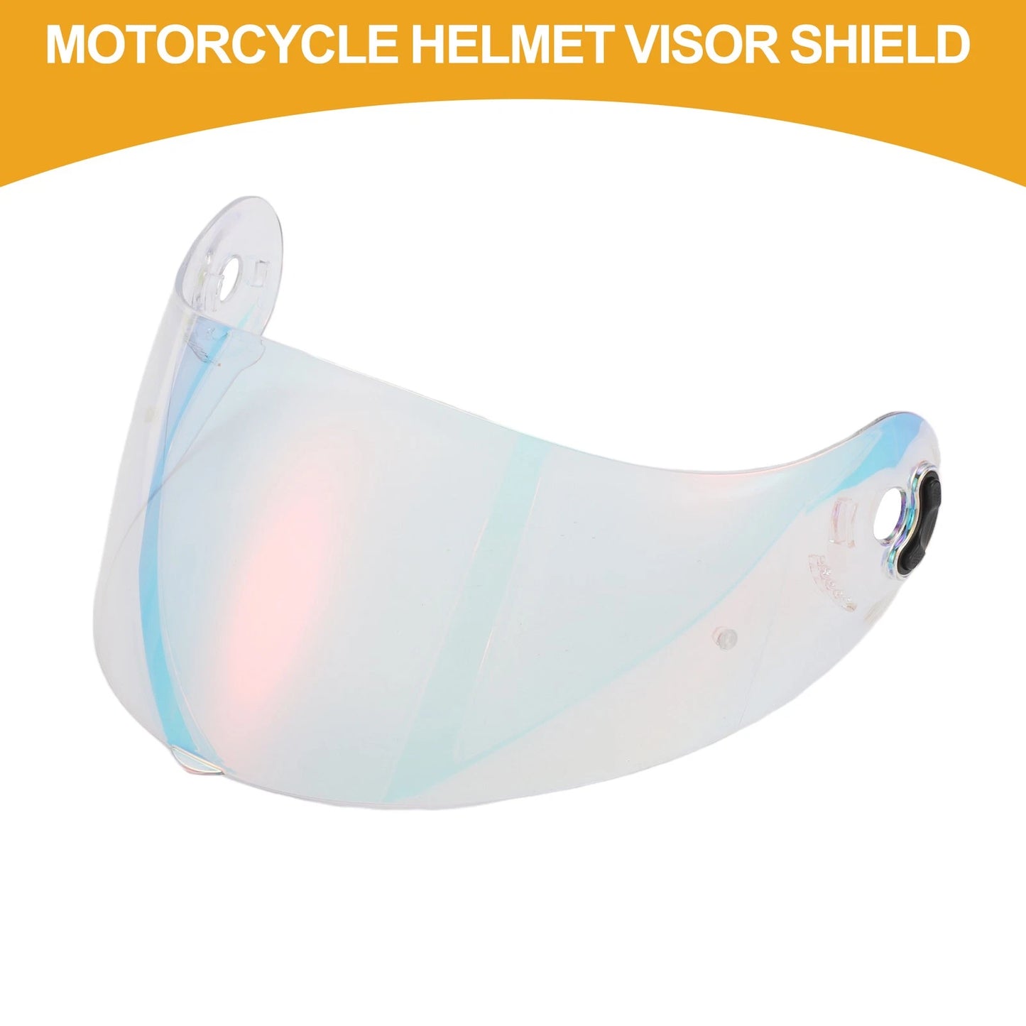 Visor Shield 3-Snap Motorcycle Helmet for X-803 Resin Clear Red
