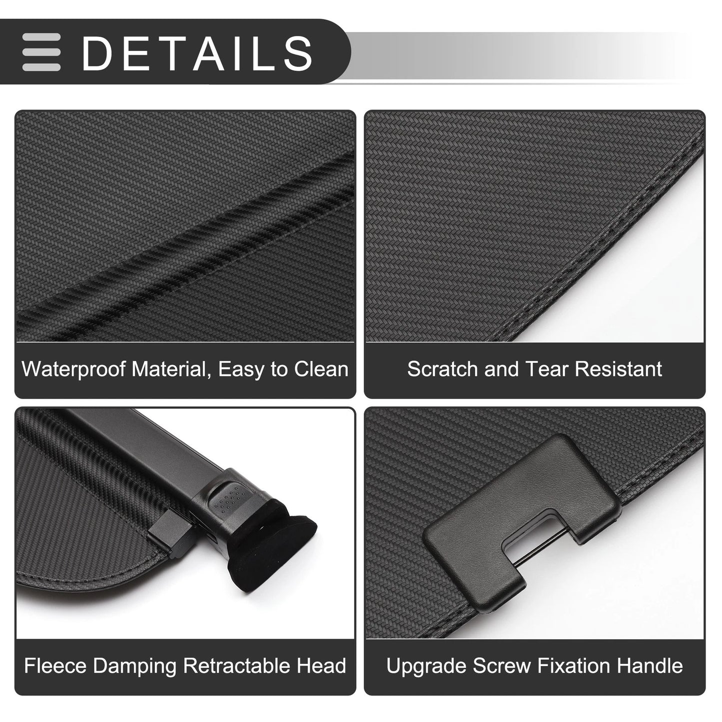 Retractable Cargo Cover for Mazda CX-5 Trunk Parcel Shelf (2013-2023)