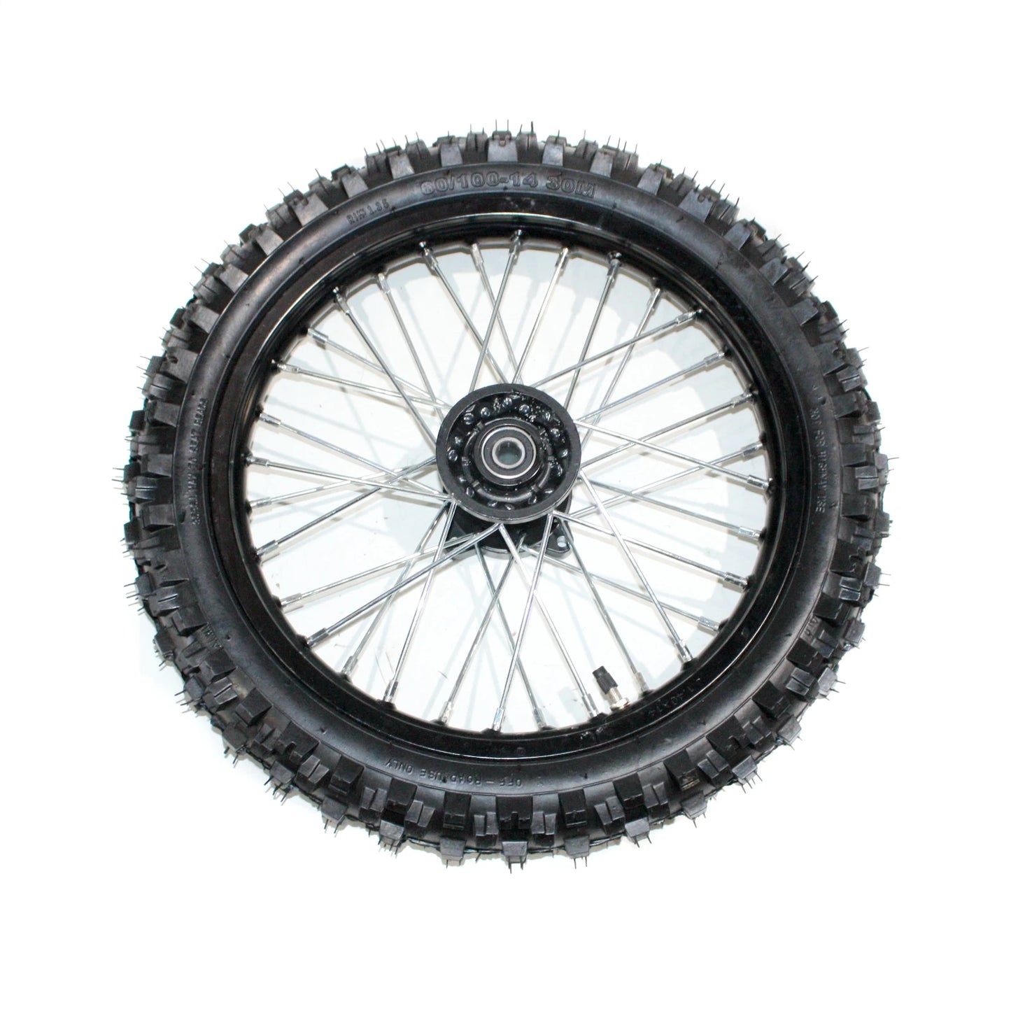 15mm 14" Front + 12" Rear Wheel Rim Tire for PIT PRO Dirt Bike