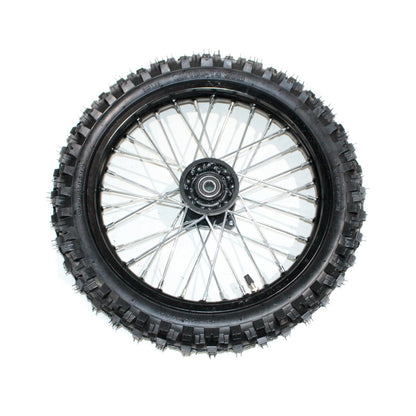 15mm 14" Front + 12" Rear Wheel Rim Tire for PIT PRO Dirt Bike