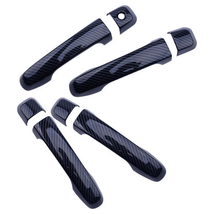 Carbon Fiber Door Handle Cover Trim 8x for Toyota 4Runner (2010-2019)