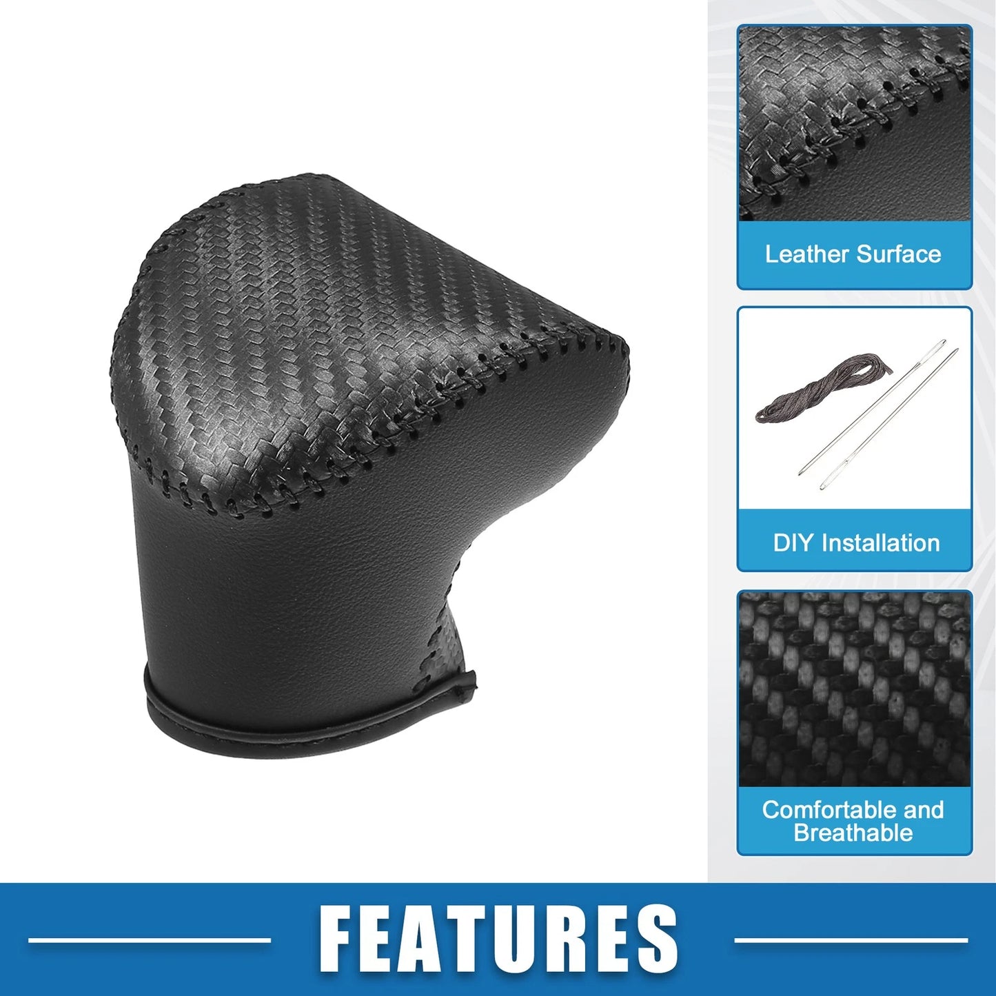 Carbon Fiber Gear Shifting Knob Cover for Kia Soul (2020-2023)