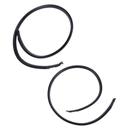 Black L+R Roof Molding Seal Strips for Honda Fit Jazz (2009-2014)