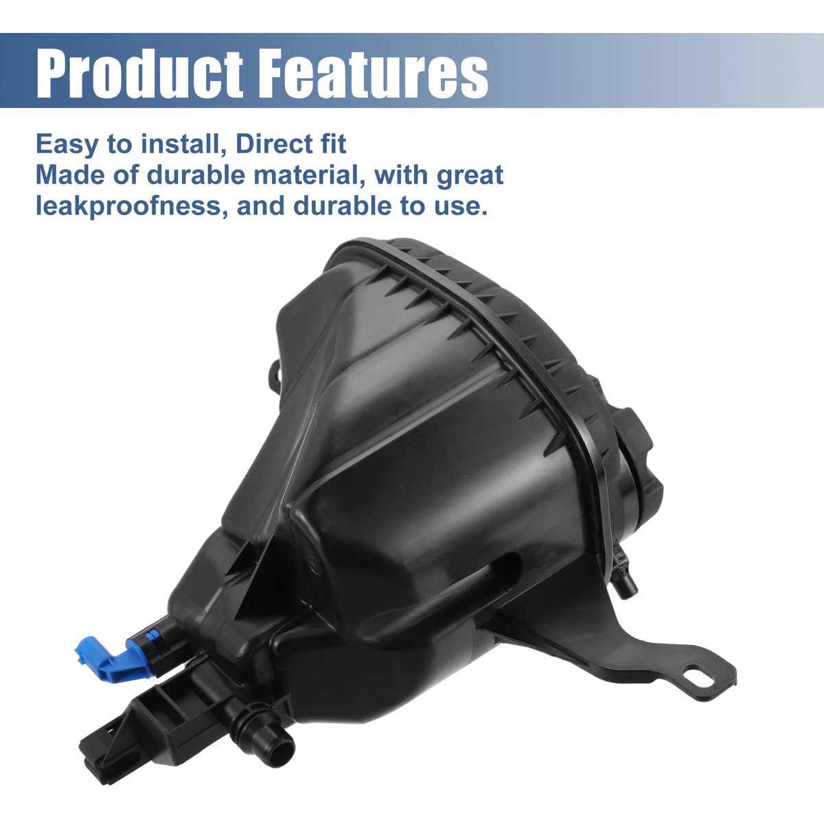 Coolant Radiator Reservoir Tank with Cap & Sensor for BMW F10 528i (2011-2017)