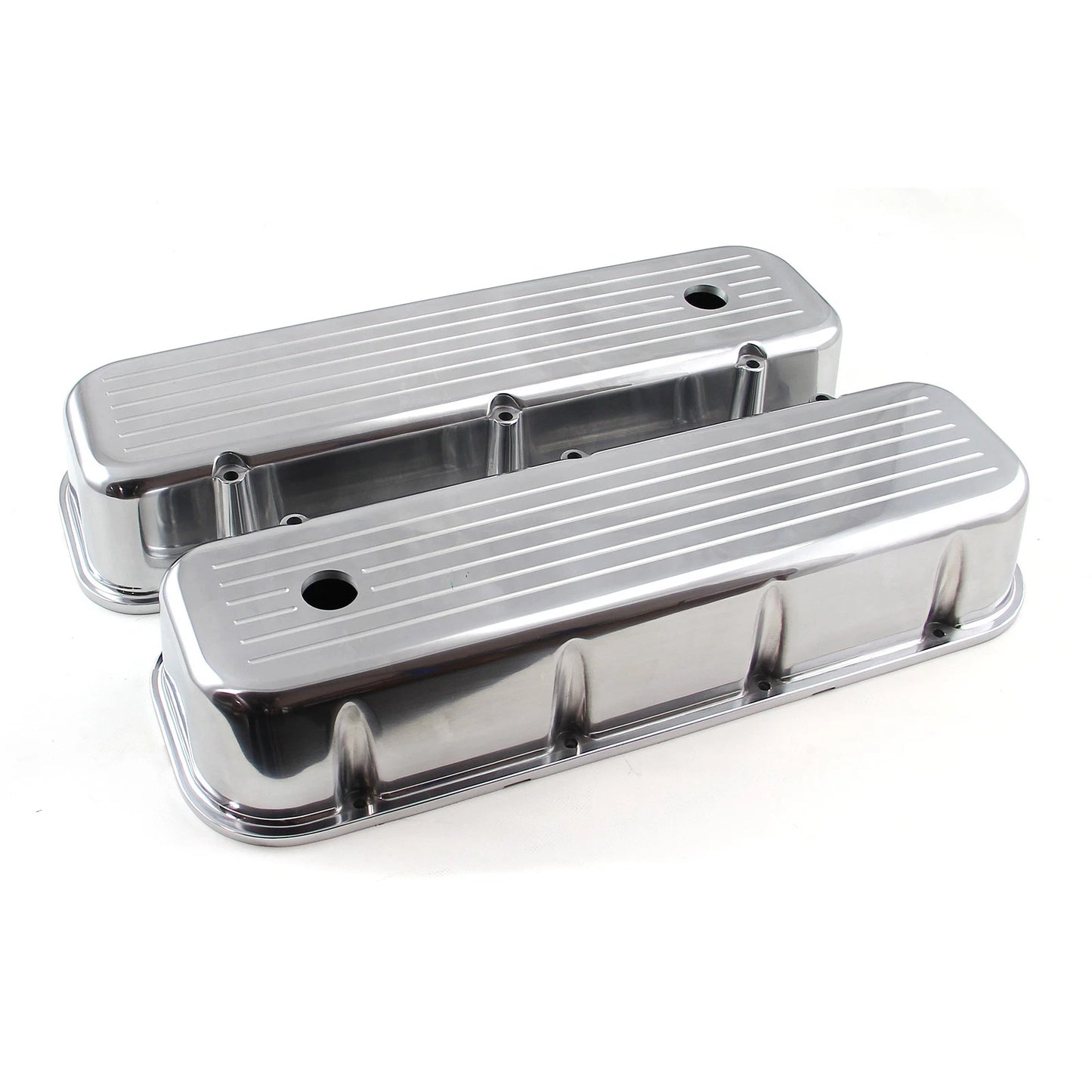 Polished Aluminum Tall Valve Covers for Chevy BBC 454