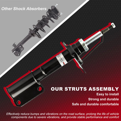 Front Left & Right Shock Absorbers for BMW X5 E53 3.0i 4.4i (2000-2006)