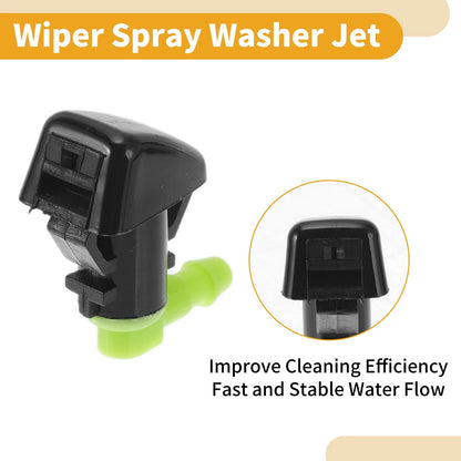Windshield Washer Nozzle Kit with Hose Connector for Chevrolet Malibu