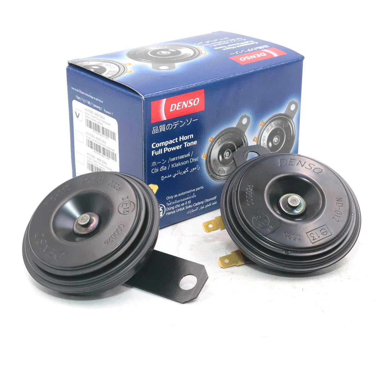 12V Car Horns x2 for Universal Denso Tone 111dB