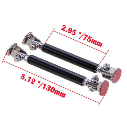 Adjustable 2.9'' Front Bumper Lip Splitter Strut Brace