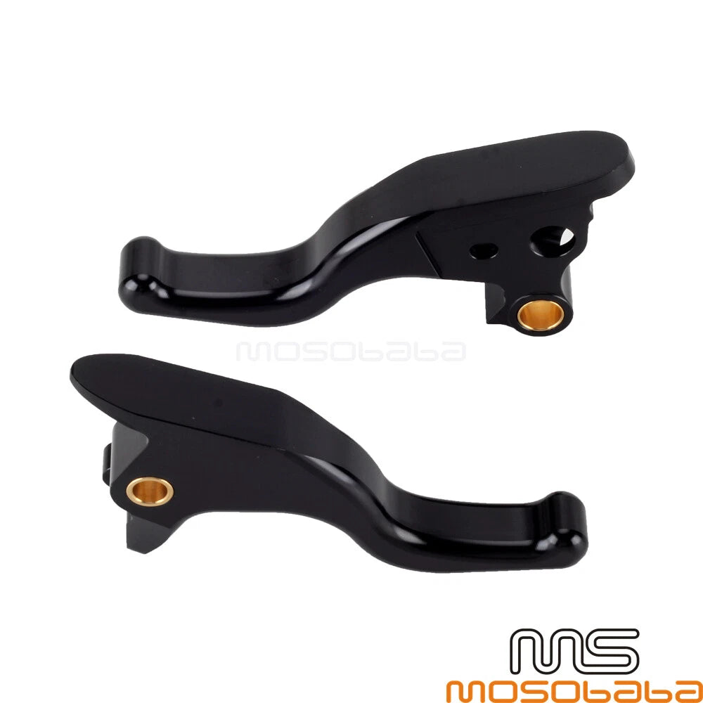 2 Finger Hand Lever Kit Brake Clutch Levers for Harley Softail Fat Boy (2015-2022)