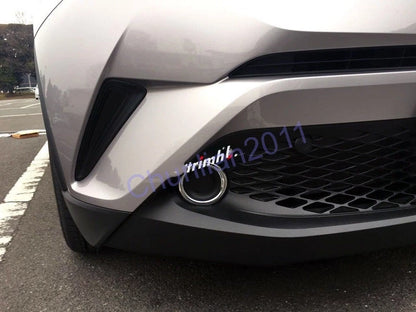 Front & Rear Fog Light Covers for 2017-2019 Toyota C-HR (2017-2019)