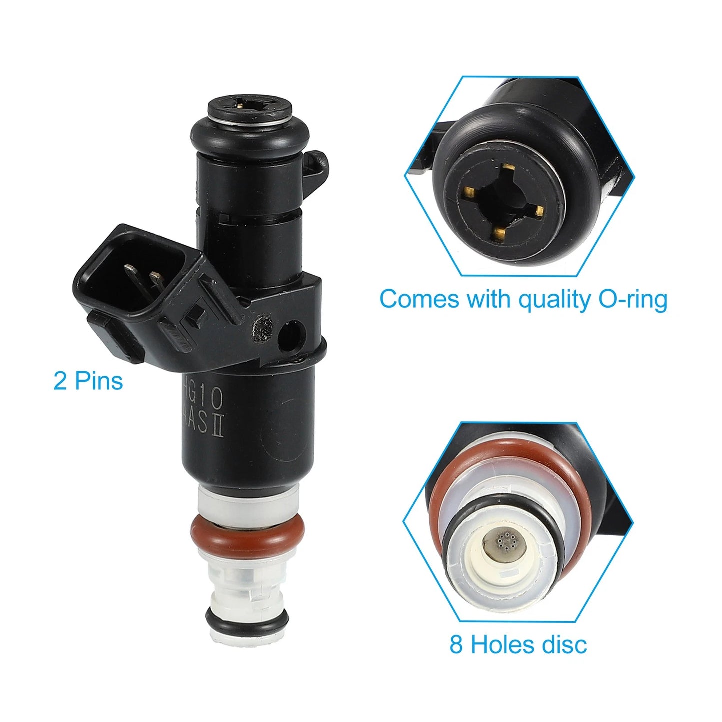 4 x Fuel Injector Nozzle for Acura RSX Type-S 2.0L (2002-2004)
