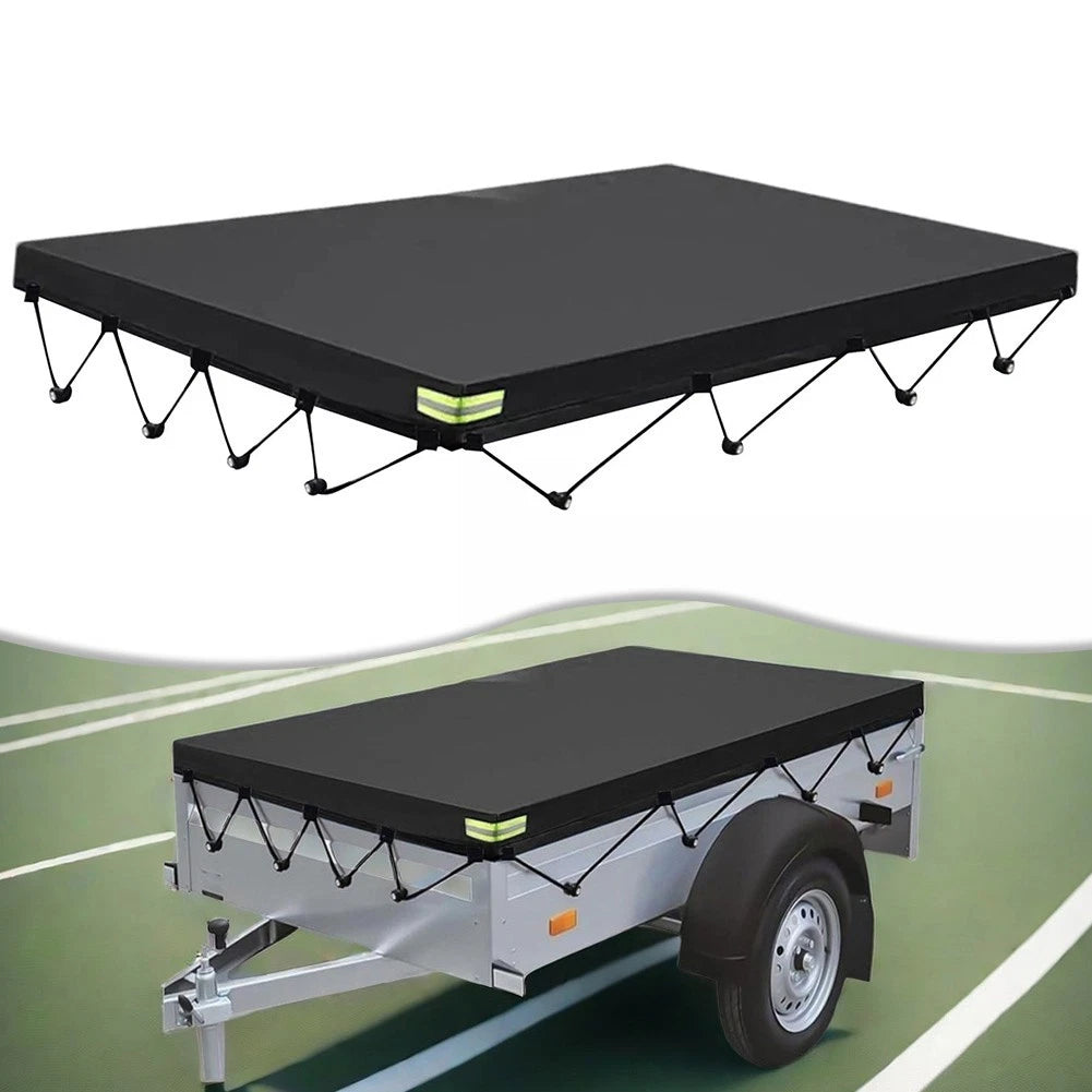 Tarpaulin Wear Resistant 420D Oxford Trailer with Elastic Fit Technology