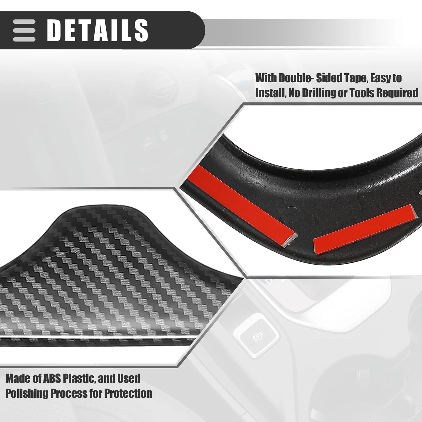 Carbon Fiber Gear Shift Panel Trim for Dodge Durango (2018-2020)
