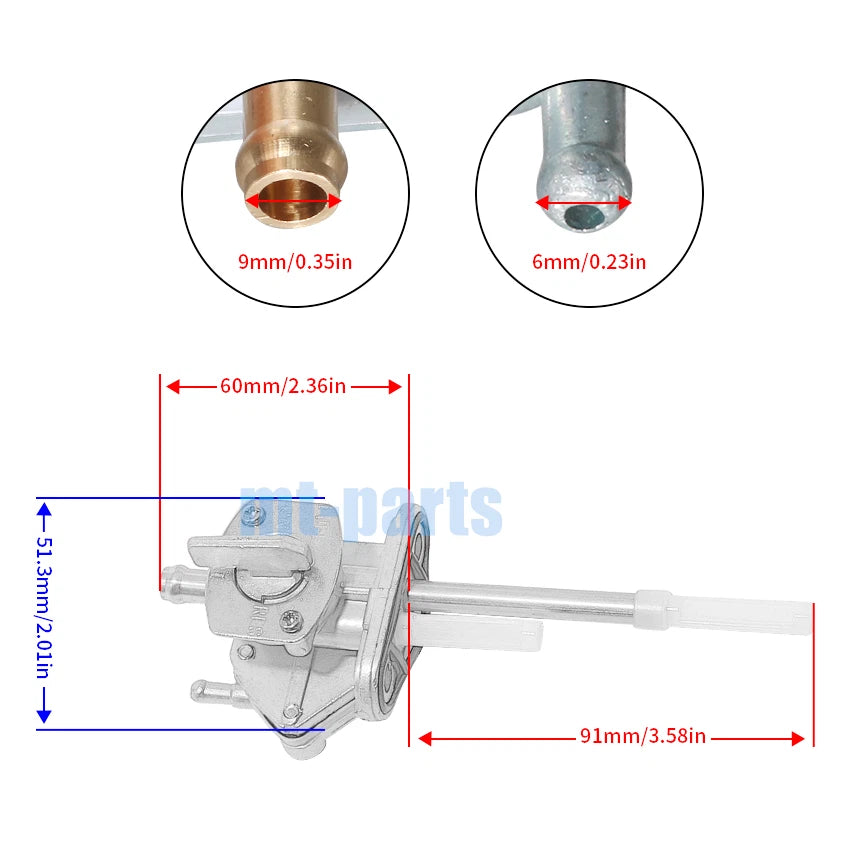 Fuel Gas Valve Petcock for Suzuki DR-Z400S/DR-Z400SM (2000-2021)