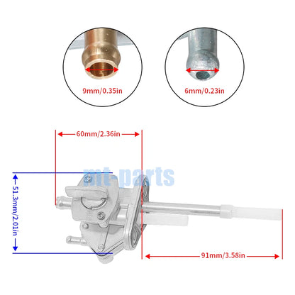 Fuel Gas Valve Petcock for Suzuki DR-Z400S/DR-Z400SM (2000-2021)