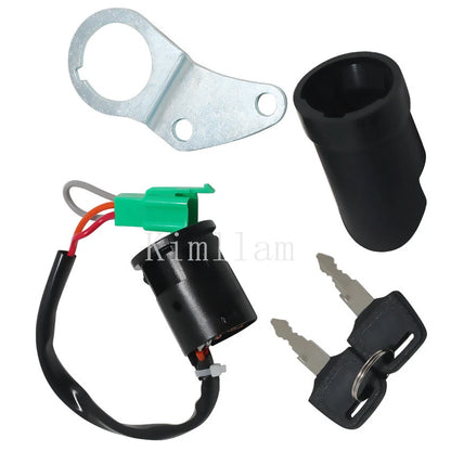 Ignition Key Switch Lock Set for Suzuki DRZ250 DR250 DR250R (2001-2009, 1998-2000)