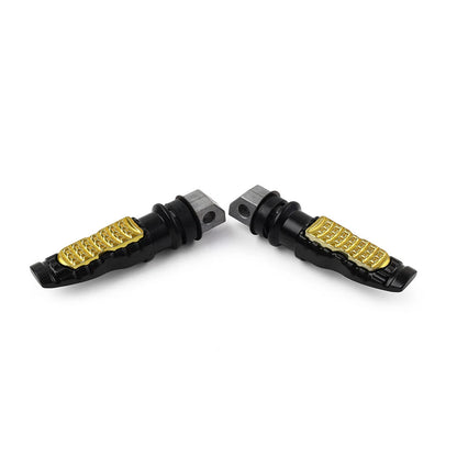 8MM Universal Gold Rear Footrest Pegs for Harley & Honda