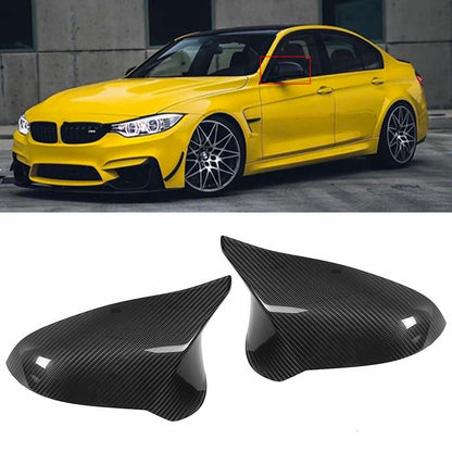 Carbon Fiber Side Mirror Cover Caps for 2015-2018 BMW F80 M3 F82 M4 (2015-2018)