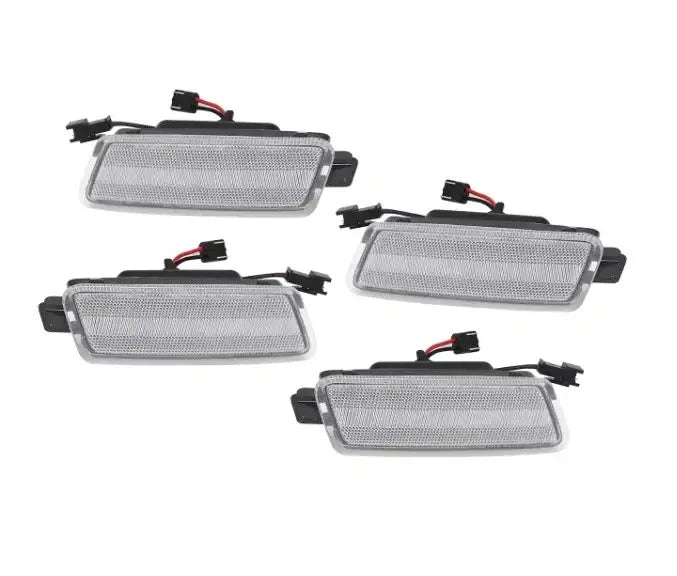 Clear Front Rear LED Side Marker Lights for Audi S7 RS7 (2012–2018)