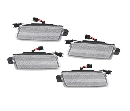 Clear Front Rear LED Side Marker Lights for Audi S7 RS7 (2012–2018)