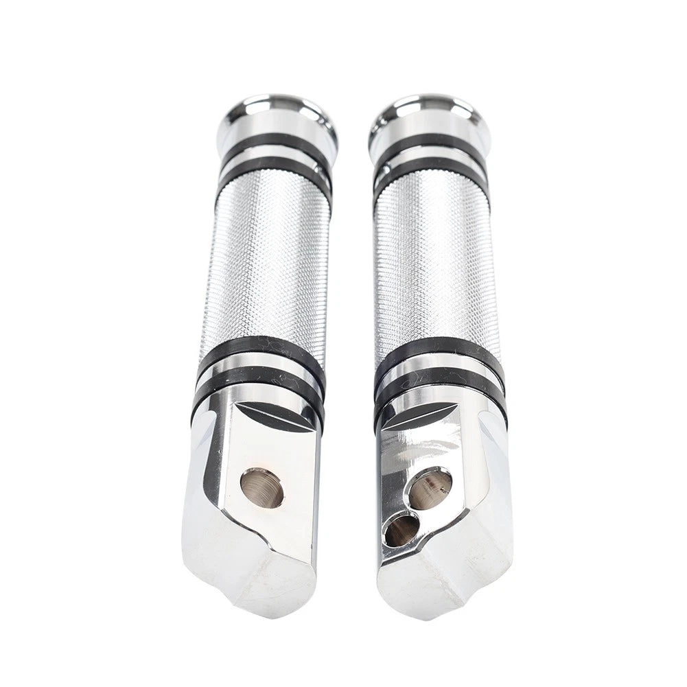 Rear Footboards Pegs for Harley Softail Fat Boy Breakout 2018-2023 Chrome