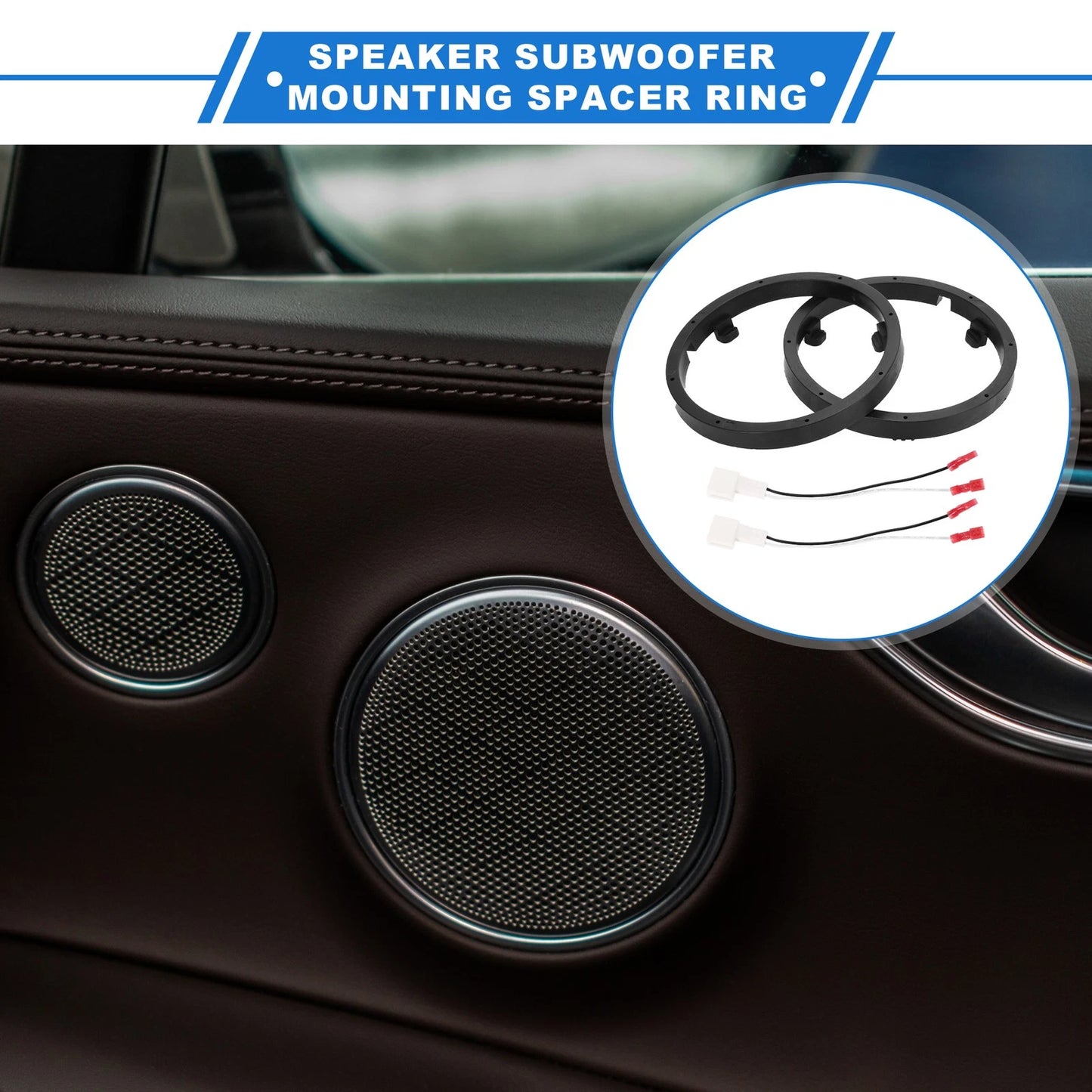 6.5'' Tweeter Speaker Spacer Rings for Mitsubishi Lancer