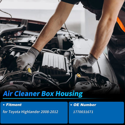 Air Filter Cleaner Box Housing for Toyota Highlander (2008–2012)