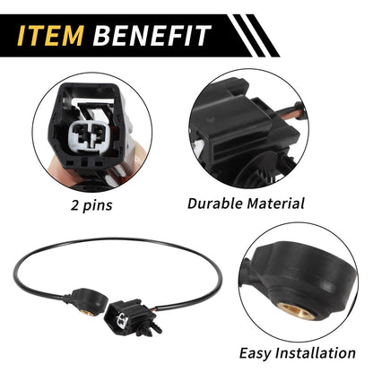 Engine Knock Sensor for Ford F-150 F-350 F-450 (2000-2006) 1 x Black