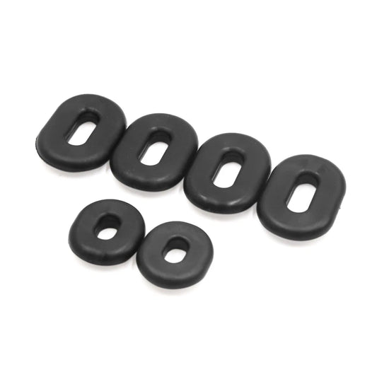 Black Battery Cover Buffer Ring Bushing Set for CG125