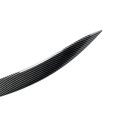 2 x Carbon Look Headlight Eyelid Trim Covers for BMW F70 F74 (2024-2025)