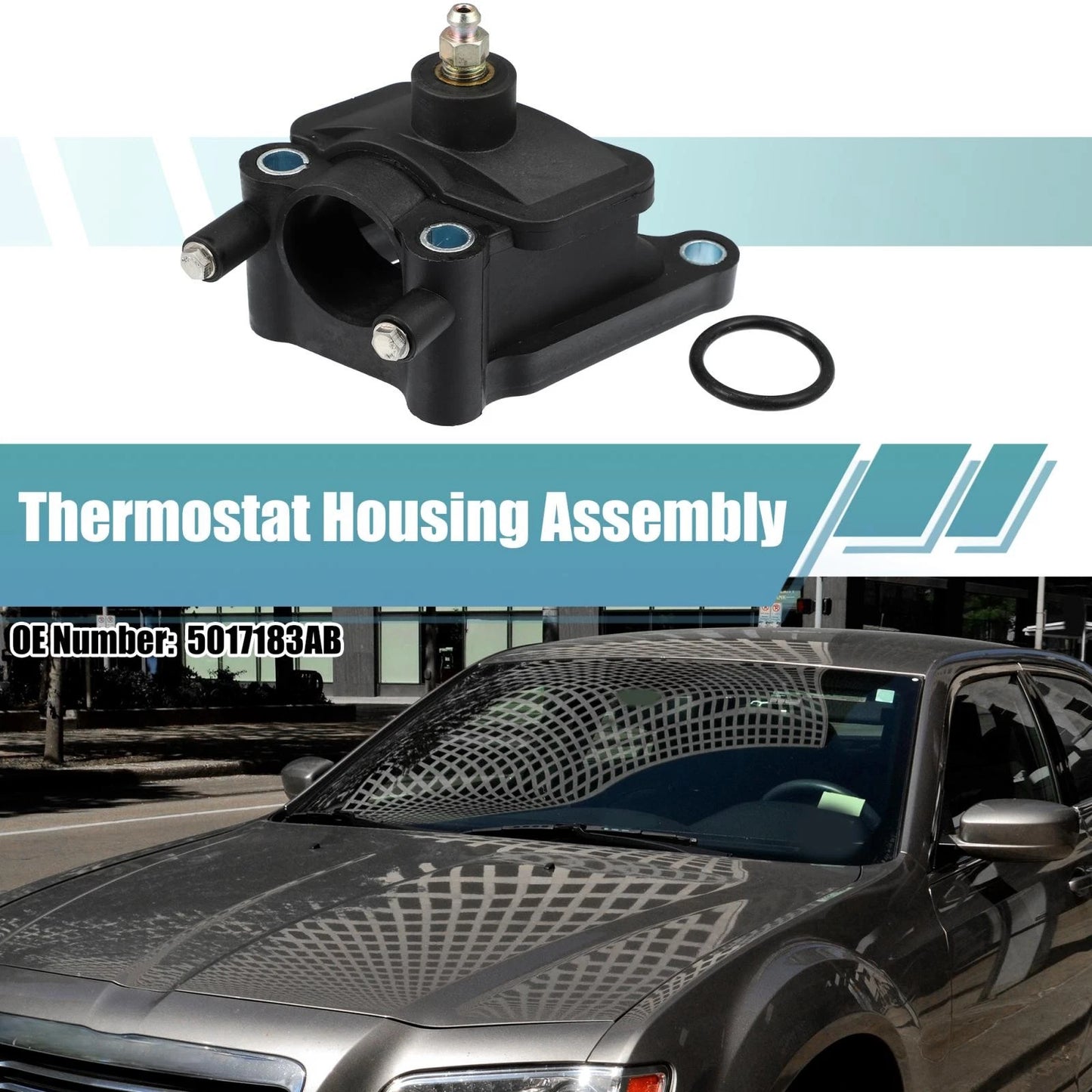 Engine Coolant Thermostat Housing Assembly for Chrysler 300 (2005 - 2009)