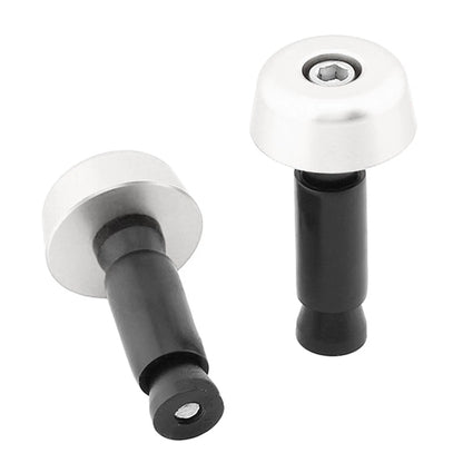 0.5in Handlebar Hand Grips & End Caps for Universal Motorcycle (N/A)