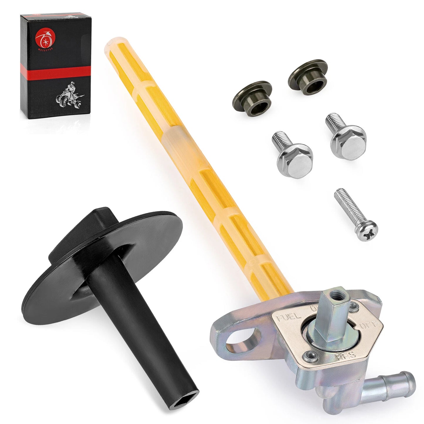 Fuel Tank Petcock Valve & Lever for Honda Rancher 420 TRX420 (2007–2014)