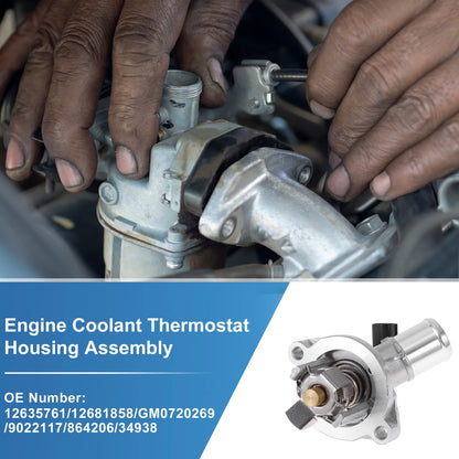 Engine coolant thermostat housing assembly for Chevrolet Volt LT
