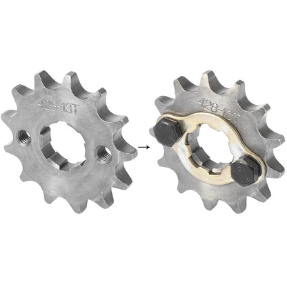 428 Chain / 13T 20mm / Front Engine Sprocket Titanium Tone for Make Model