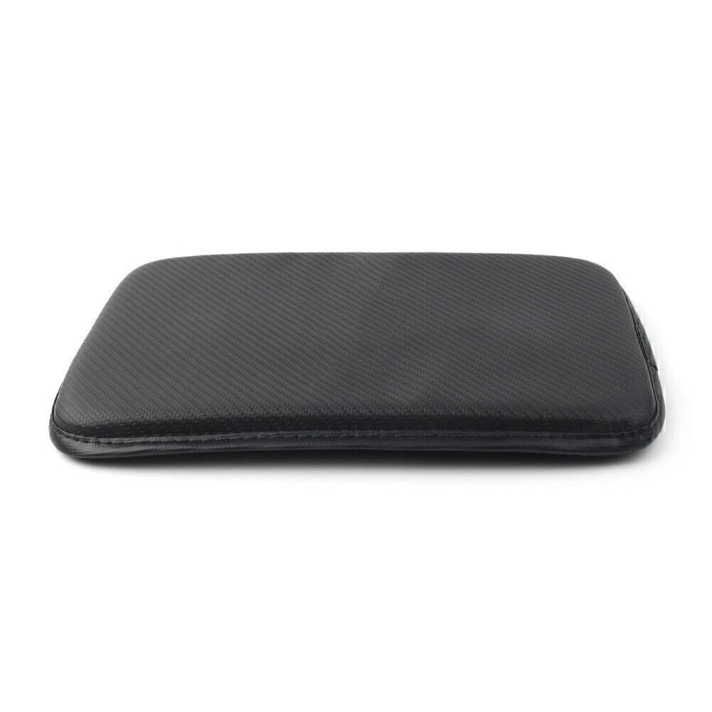 Carbon Fiber Center Console Armrest Cushion Mat Cover for Car