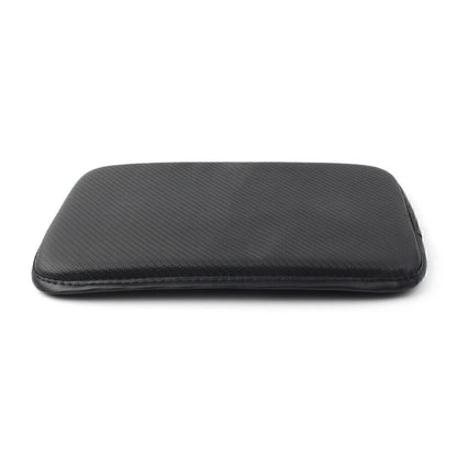 Carbon Fiber Center Console Armrest Cushion Mat Cover for Car