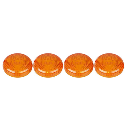 4 x Amber Turn Signal Lens Covers for Yamaha Road Star/V Star 1100/Vmax 1200
