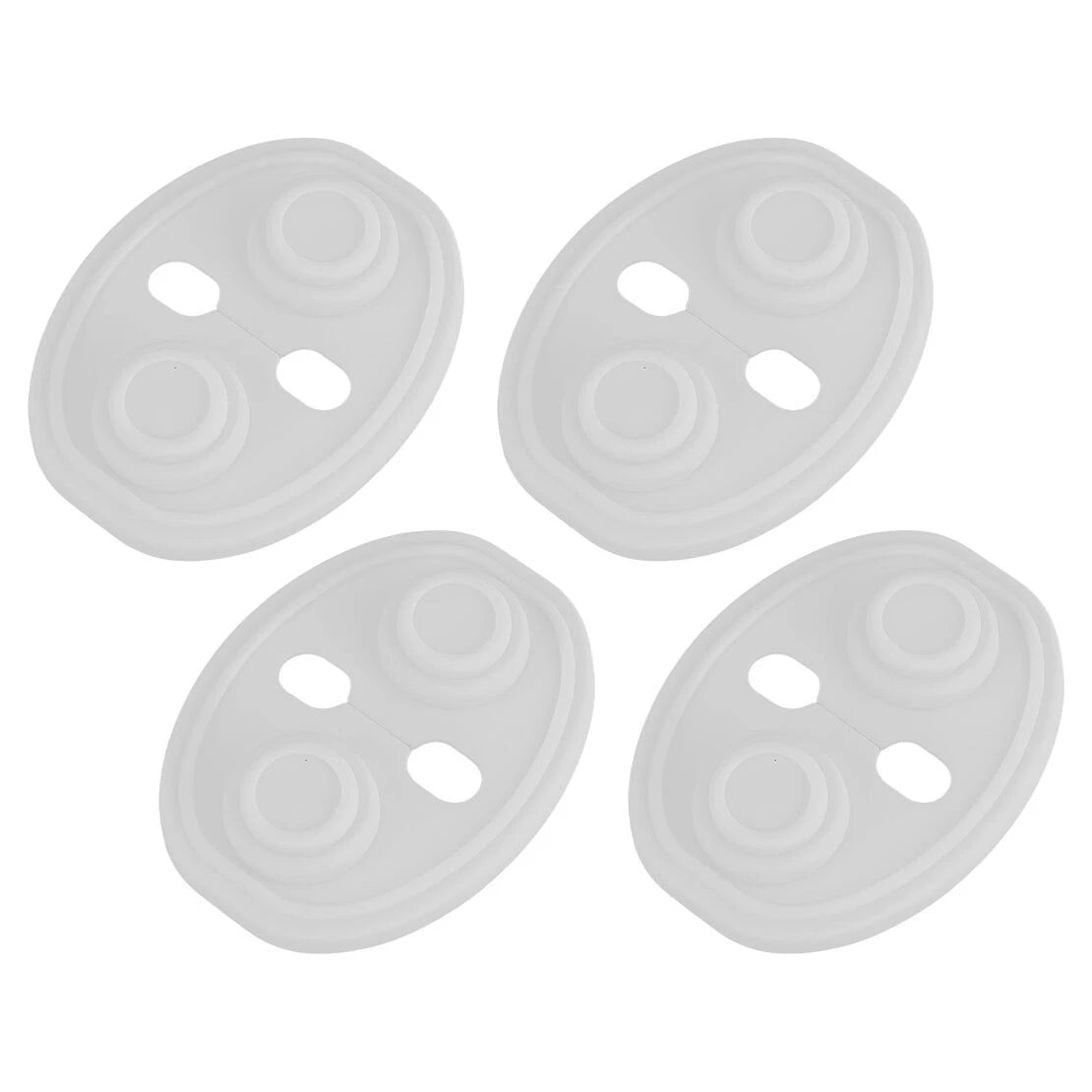 4 x Car Door Shock Absorber Buffer Pads for Door Latch Protector (All Years)