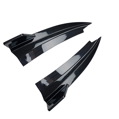 2 x Rear Bumper Side Spoiler Corner Covers for Benz C205 C63 AMG (2015-2021)