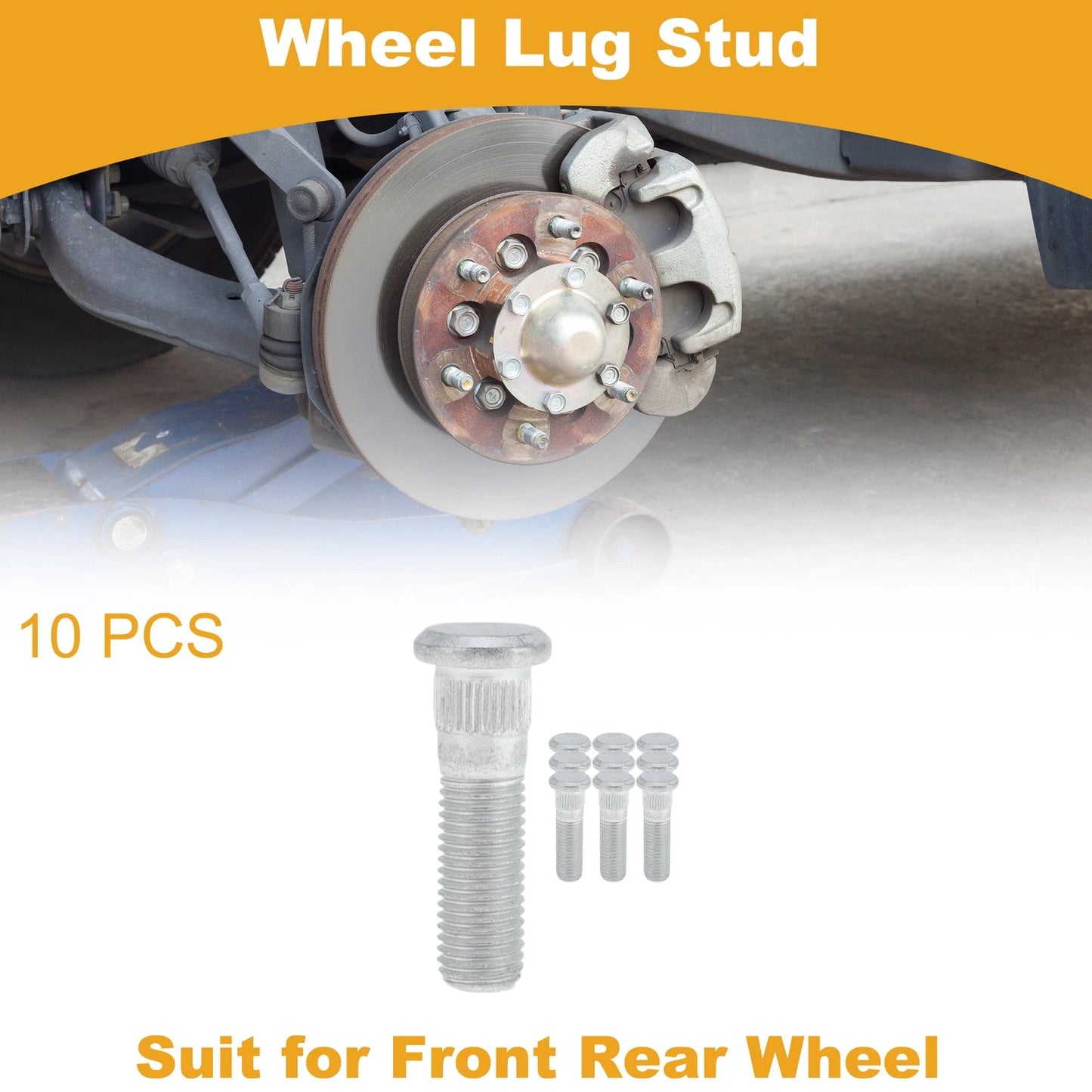 10 x M12x1.5 Wheel Lug Studs for Mazda Mazda3 (2008-2012)