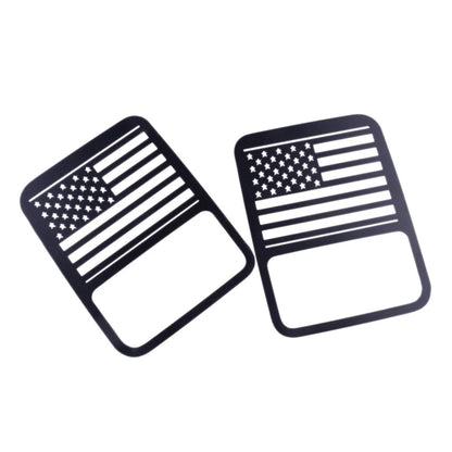 Rear Tail Light Cover Bezel American Flag for Jeep Gladiator JT (2020-2021)