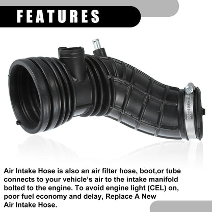 Air Intake Hose with Clamps for Acura TSX 2.4L Sedan (2006 - 2008)